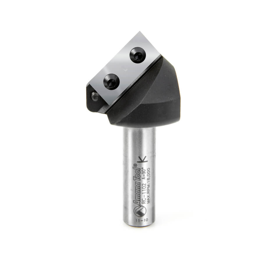 Broca con Inserto de Carburo Corte en V-90 Grados