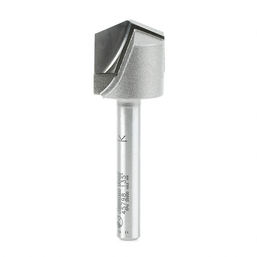 Broca con Punta de Carburo Corte en V-135 Grados ¼ Cana