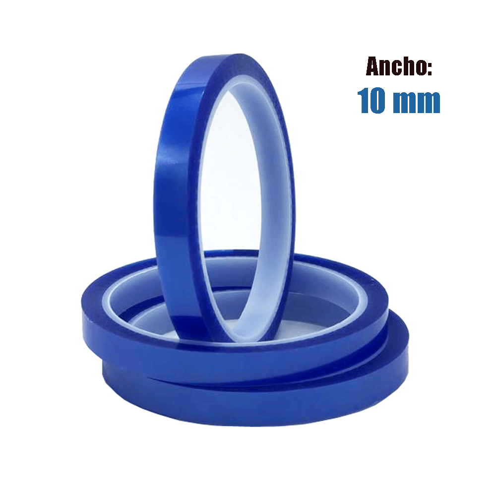Cinta Adhesiva Termica Azul - 1/2" x 33m 10mm (Mediana P-30)
