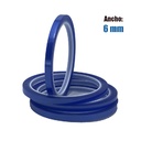 CINTA RESISTENTE AL CALOR AZUL 1/4'' x 33m 6mm (Pequeña)