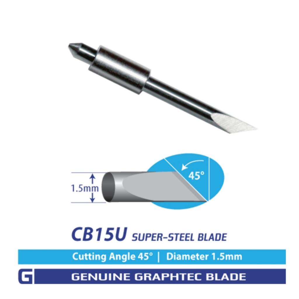 Cuchilla Graphtec CB15U Super-Steel - 45°/1,5 mm