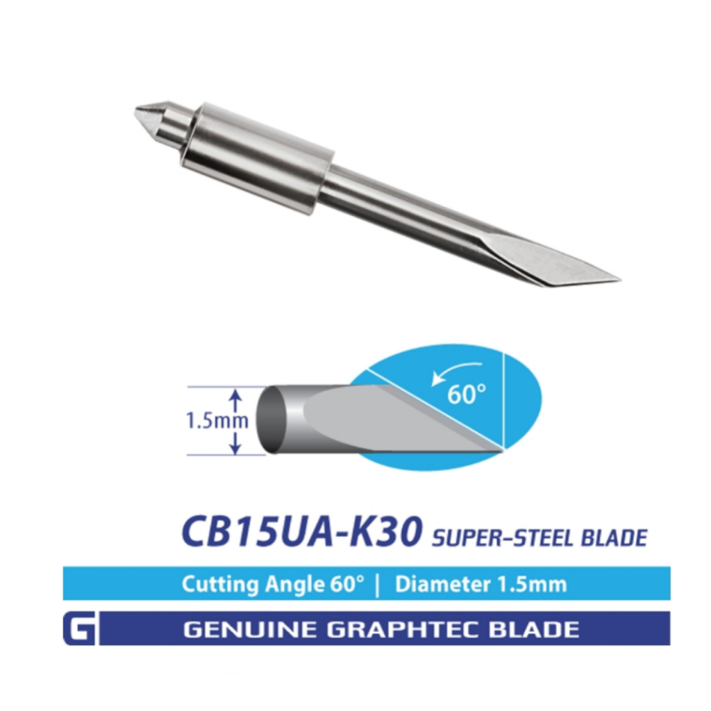 CB15UA-K30 Cuchilla de super acero - 60°/1,5 mm