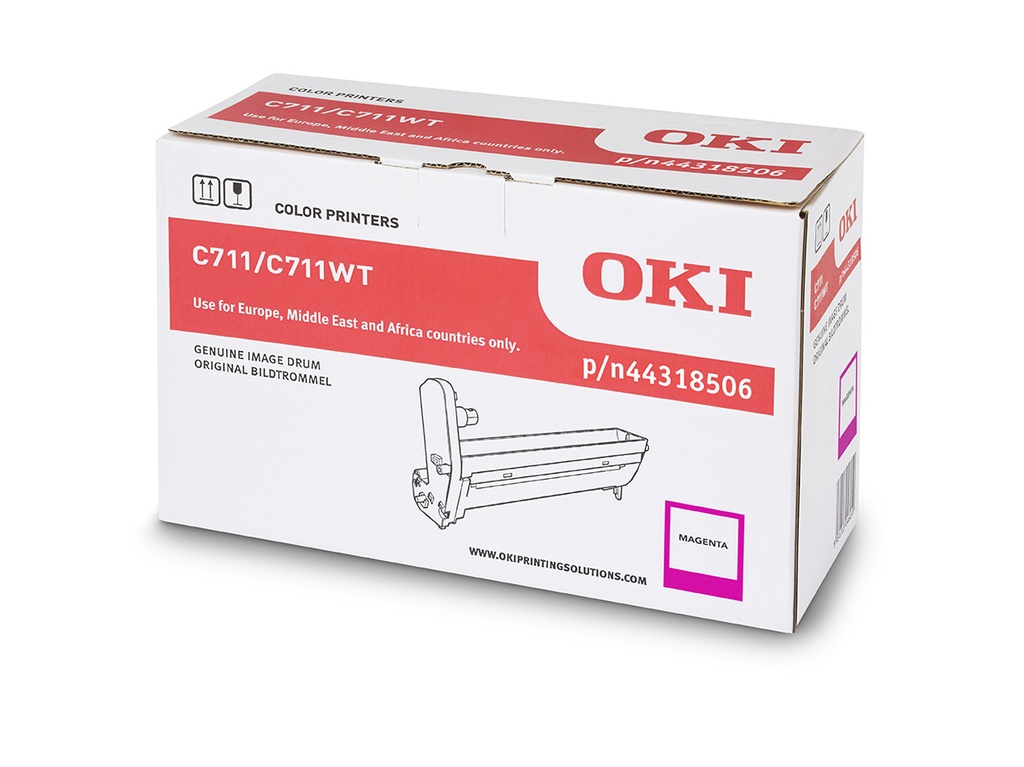 Cilindros Magenta Impresora OKI Serie C711