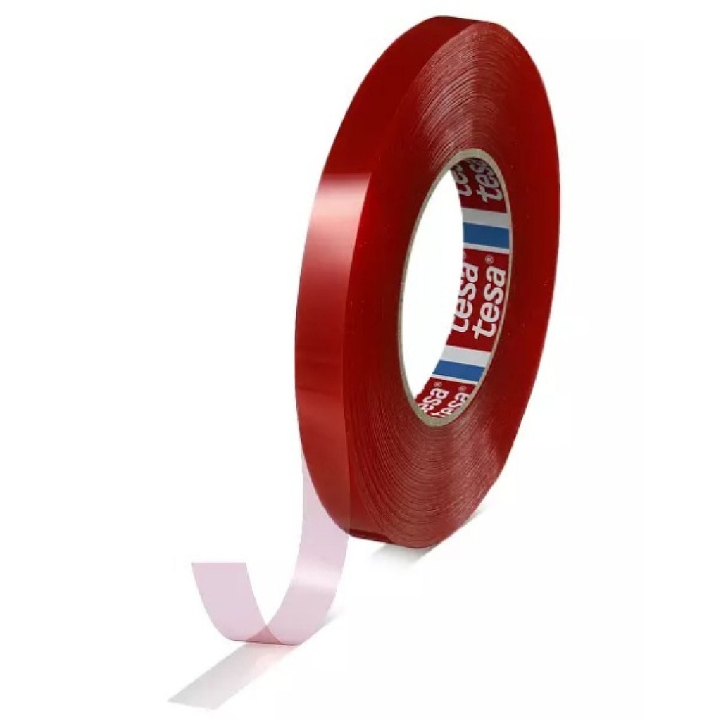 Cinta Adh. Doble Cara PET 4965 Tesafix - (1/2'' x 50m) 12mm x 50m (Transparente)