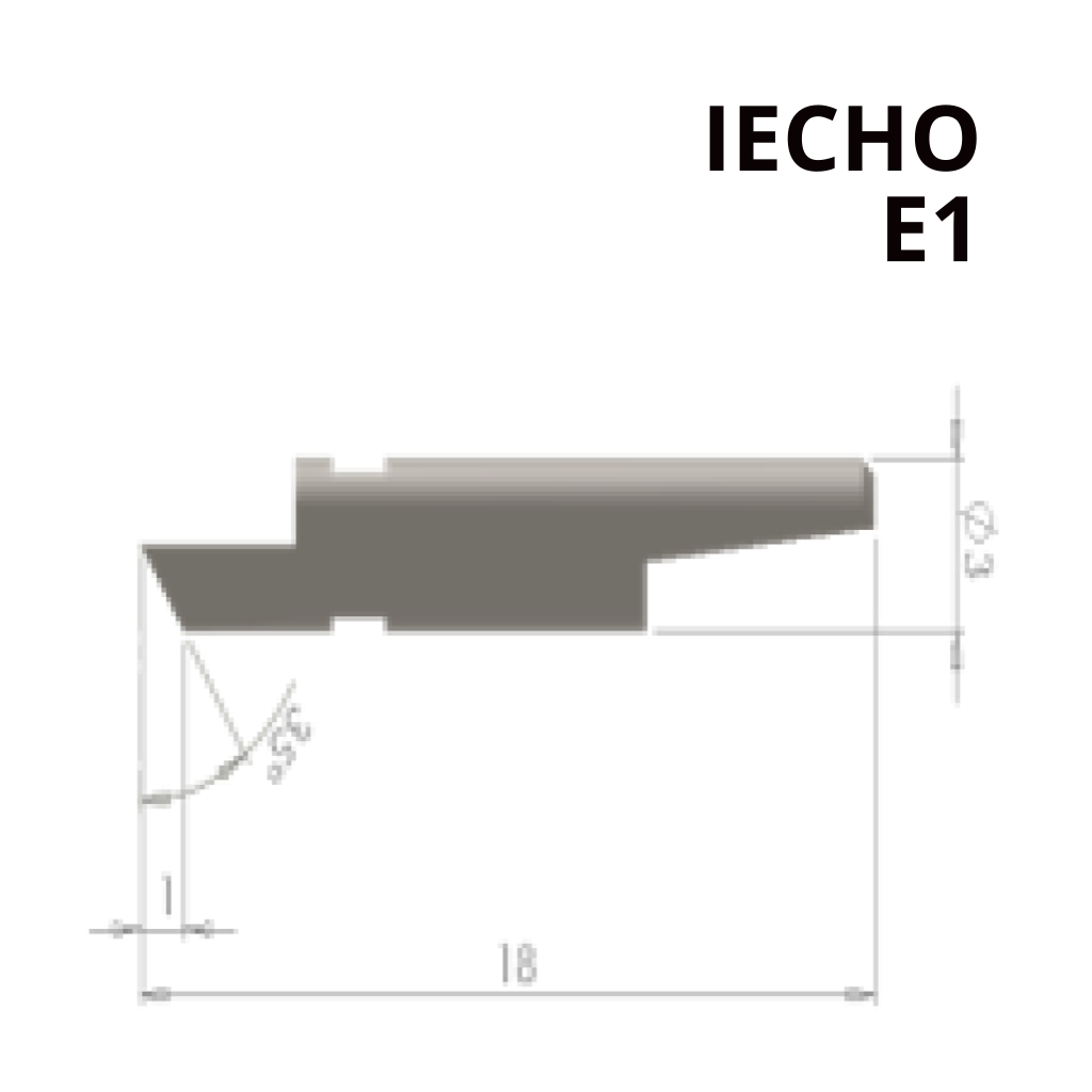 Cuchilla Iecho Vinyl Cardboard 3M Reflective Material