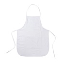 Delantal Blanco para Sublimacion de Canvas y Bolsillo - 75cm x 60cm