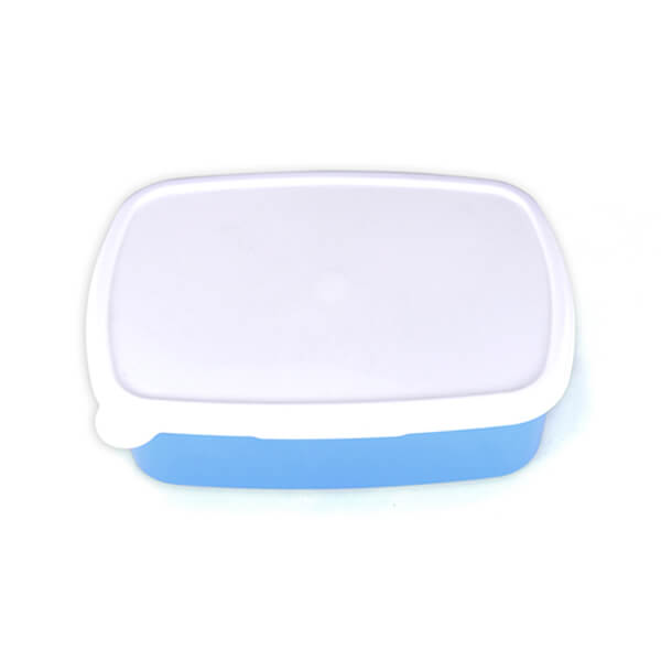 ENVASE PLASTICOS AZUL  MAS METAL  PARA SUBLIMACION (PARA LONCHERA)