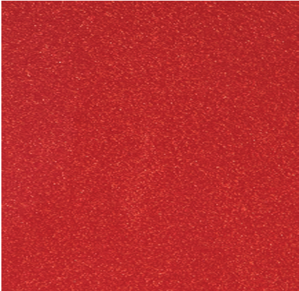 Hojas Adhesivo Siser PSV Glitter Flame Red - 12&quot; x 12&quot;