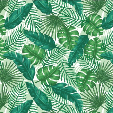 Hojas Adhesivo Siser PSV Pattern Tropical Leaves - 12" x 12"