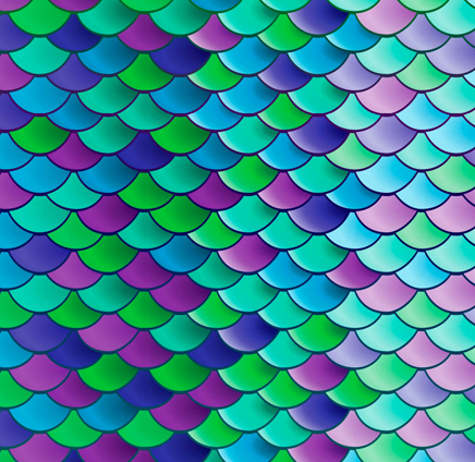 HOJA 12''X12'' VINIL TEXTIL SISER MERMAID S. PATTERN