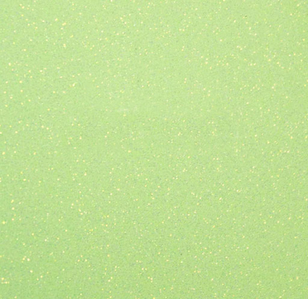 HOJA 19.75''X12'' VINIL TEXTIL SISER GLITTER NEON GREEN