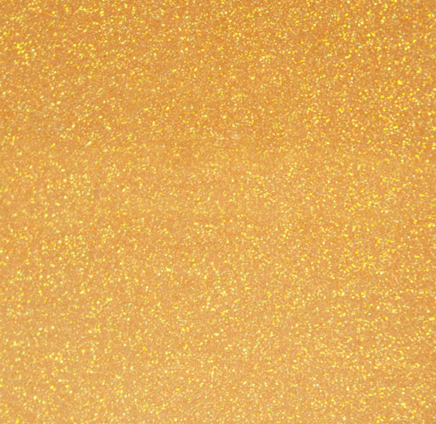 HOJA 19.75''X12'' VINIL TEXTIL SISER GLITTER ORANGE TRANSLUCENT