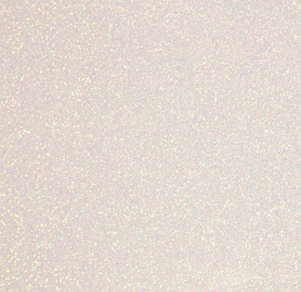 HOJA 19.75''X12'' VINIL TEXTIL SISER GLITTER RAINBOW WHITE