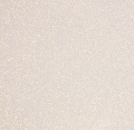 HOJA 19.75''X12'' VINIL TEXTIL SISER GLITTER RAINBOW WHITE