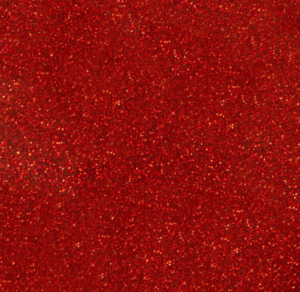 HOJA 19.75''X12'' VINIL TEXTIL SISER GLITTER RED