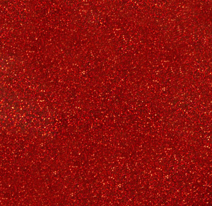 HOJA 19.75''X12'' VINIL TEXTIL SISER GLITTER RED