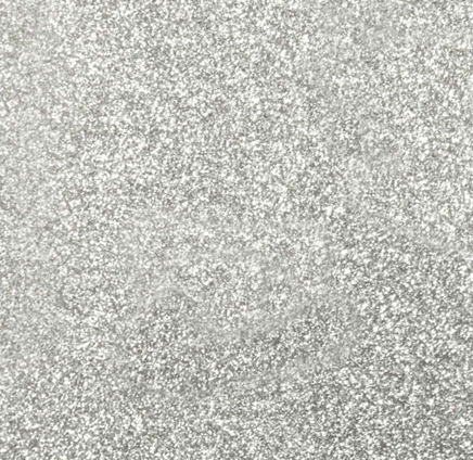 HOJA 19.75''X12'' VINIL TEXTIL SISER GLITTER SILVER
