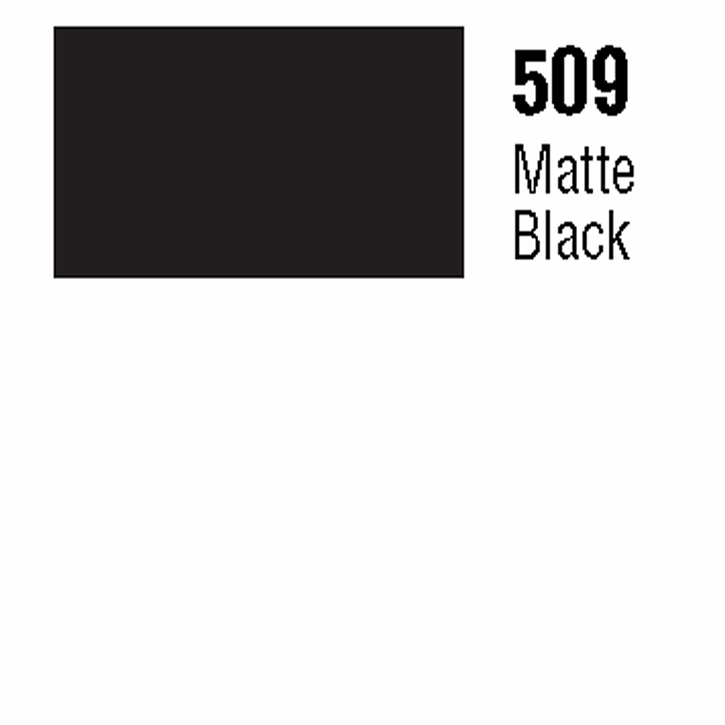 HOJAS 509-12'' VINIL DE CORTE NEGRO MATE GEN.FORM.