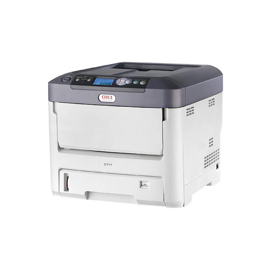 Impresora Oki C711WT CMY+Blanco