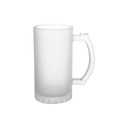 JARRA CERVEZA FROSTED 16ONZ 7.8X16CM SUBLIMACION(3''X6'')  (C-24)