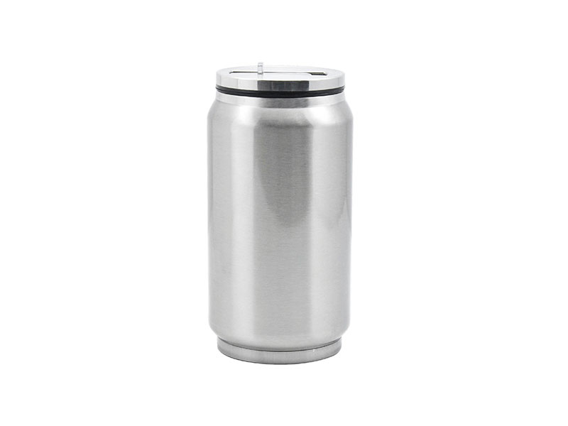 LATA DE COLA SILVER  EN ACERO INOXIDABLE SUBLIMACION 12 ONZ (C-60)