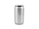 LATA DE COLA SILVER  EN ACERO INOXIDABLE SUBLIMACION 12 ONZ (C-60)