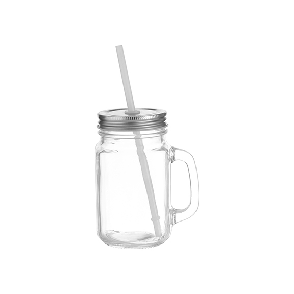 MASON JAR TRANSP. CON SORBETE 12onz SUBLIMACION (C36)