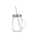 MASON JAR TRANSP. CON SORBETE 12onz SUBLIMACION (C36)