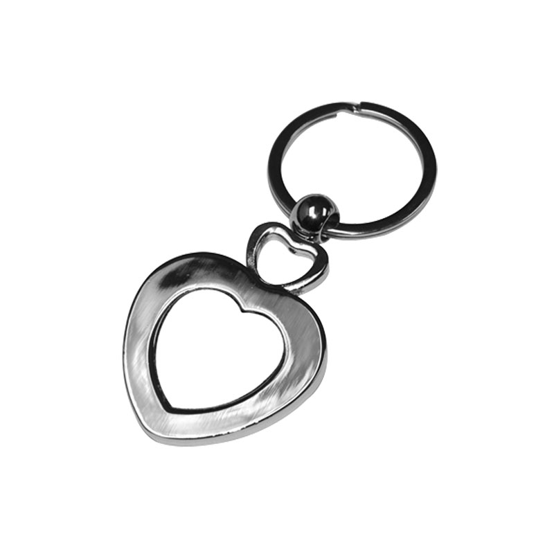 Llavero de Metal - Corazon  - Sublimacion