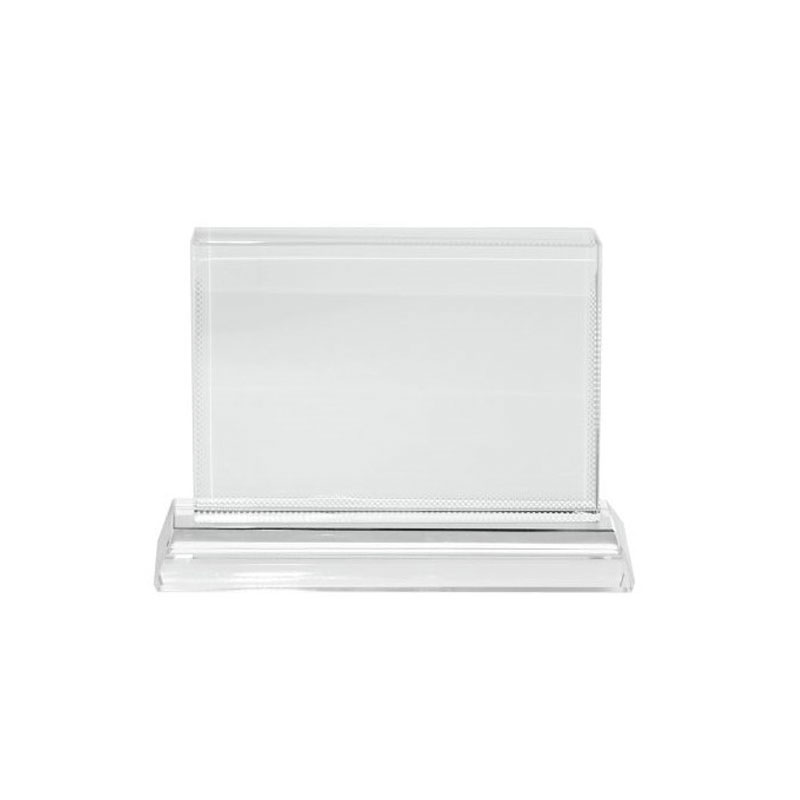 Placa de Reconocimiento Cristal (Rectangular Horizontal) Sublimacion