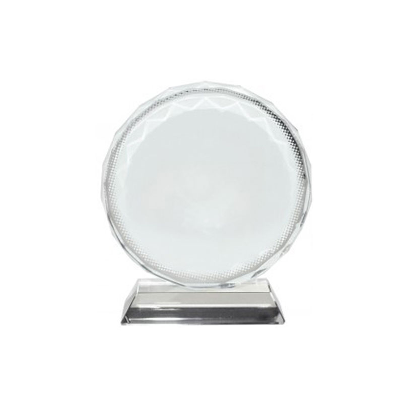 Placa de Reconocimiento Cristal (Redondo) Sublimacion (C-36)