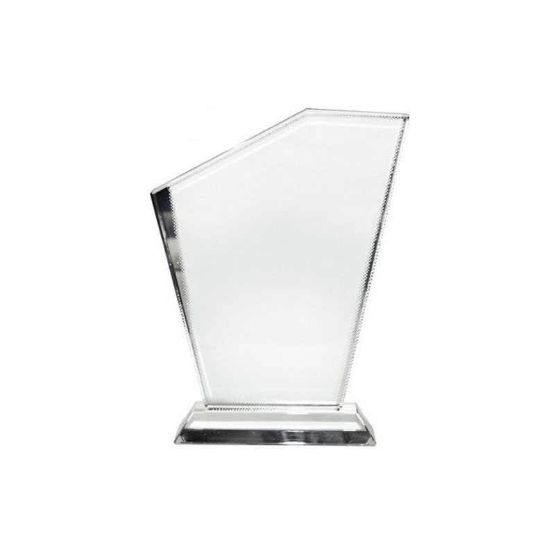 Placa de Reconocimiento Cristal (Triangulo) Sublimacion (C-14)