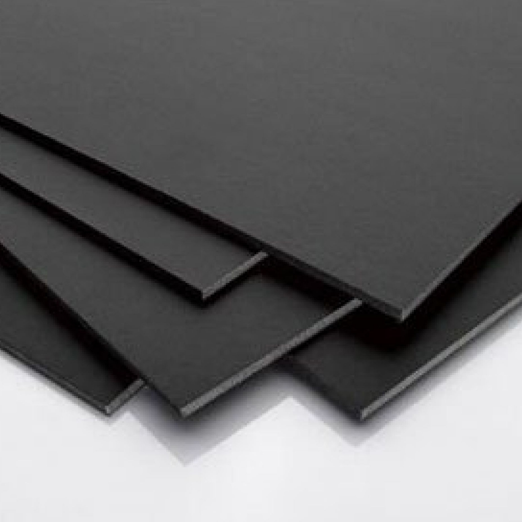 PLANCHAS DE PVC NEGRA 3MM 4X8