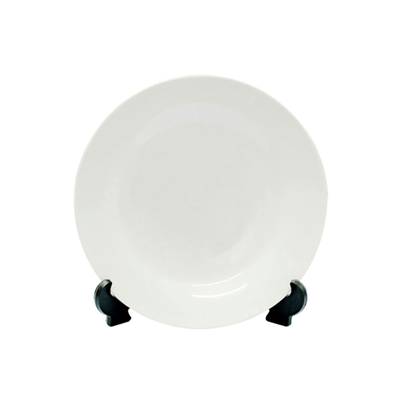 PLATOS BLANCOS 10'' DE SUBL.CON BASE ,(C-36)