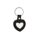 PU Llavero de Piel - Corazon - Sublimacion