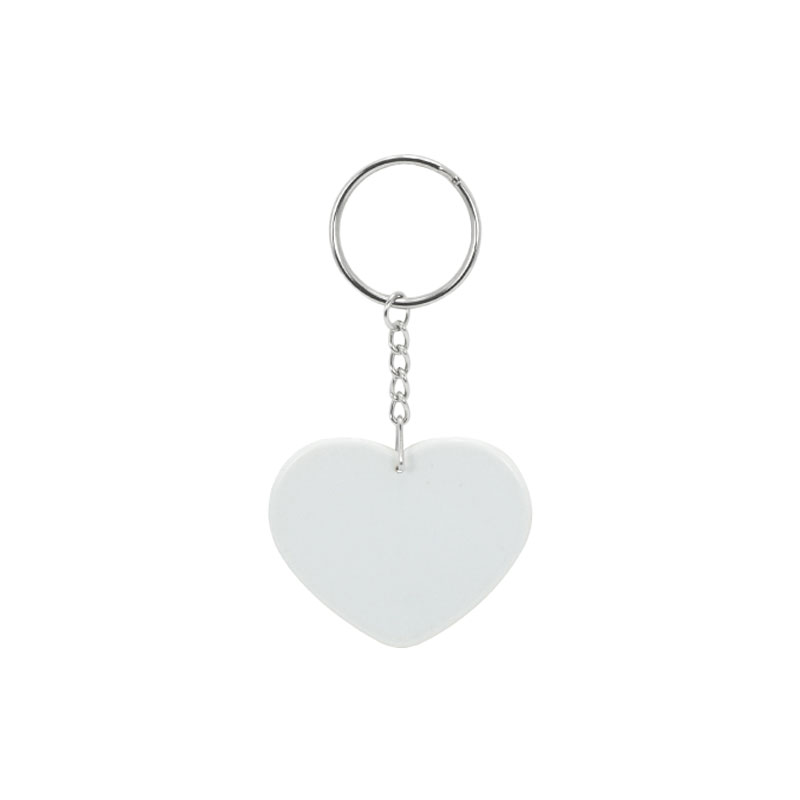 Llavero de Plastico - Corazon - Sublimacion