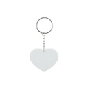 Llavero de Plastico - Corazon - Sublimacion