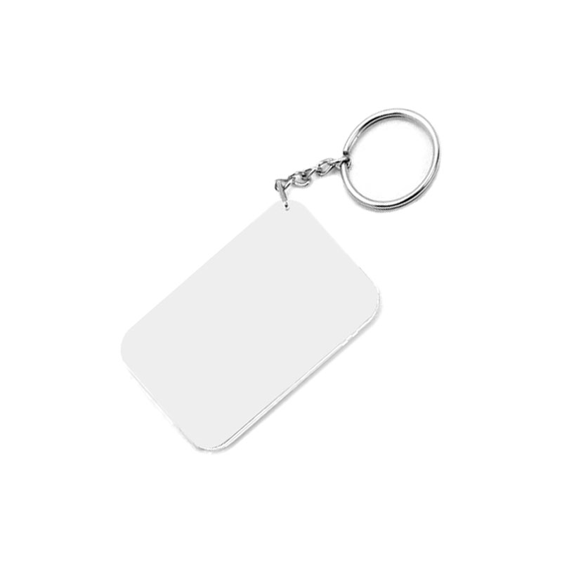 Llavero de Plastico - Rectangular - Sublimacion 48x68mm