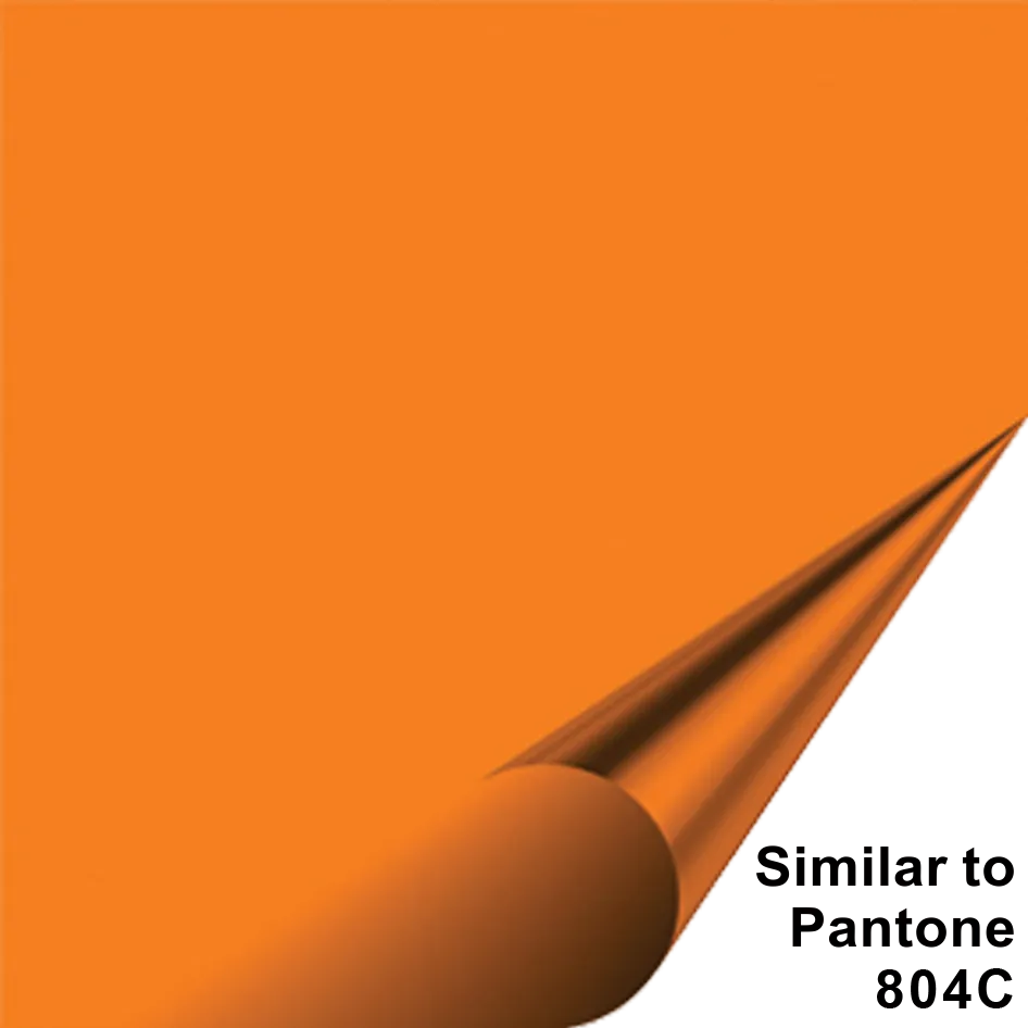 Rollos Vinil Textil PU Neon Orange - 20" x 27yds