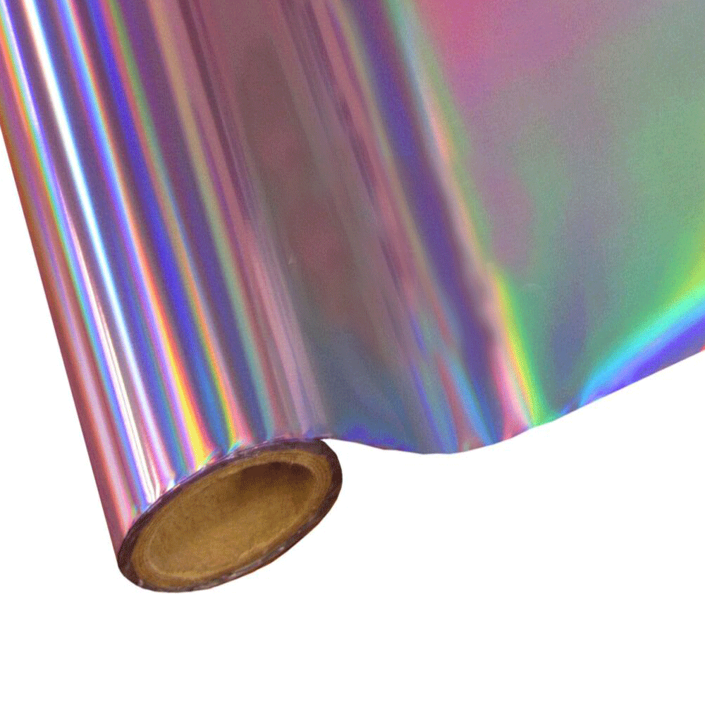 ROLLOS FOIL TEXTIL HOLOGRAFICO TORNASOL  12.5''X50  Pies