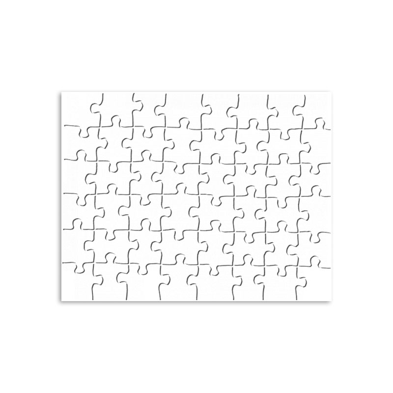 ROMPECABEZAS PLASTICOS  PARA SUBLIMACION 8.5x11 (48 PIEZAS)