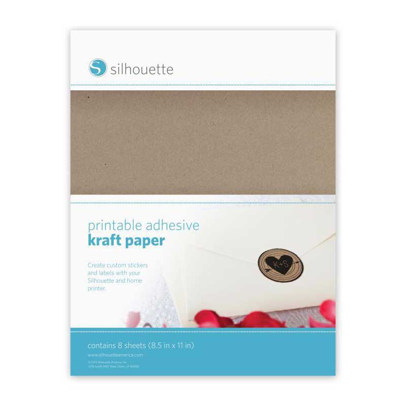Papel Kraft Adhesivo 8.5” x 11”
