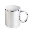 TAZA DE CERAMICA PLATEADA PARA SUBLIMACION 11 ONZ