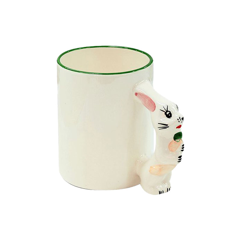 TAZA FORMA DE ANIMALES, CONEJO 11ONZ (36 TZA) PARA SUBLIMACION