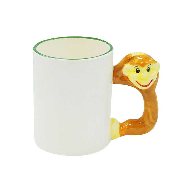 TAZA FORMA DE ANIMALES, MONO 11ONZ (36 TAZA) PARA SUBLIMACION.