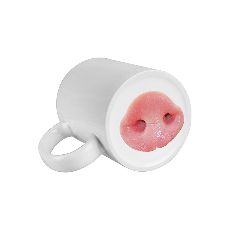 TAZAS  FONDO DE ANIMAL CERDO 11 ONZ PARA SUBLIMACION
