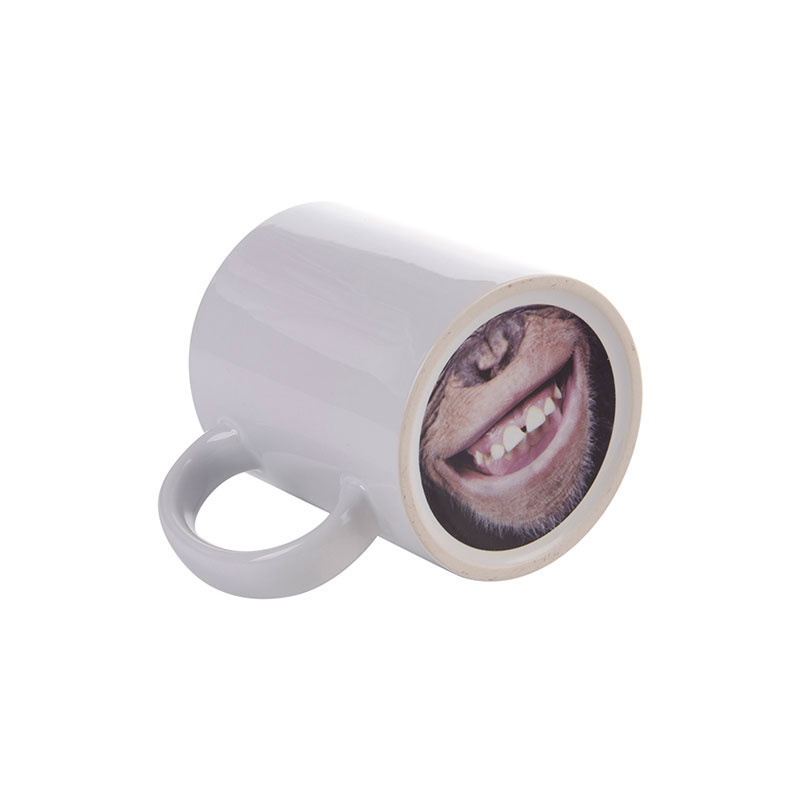 TAZAS  FONDO DE ANIMAL MONO 11 ONZ PARA SUBLIMACION