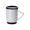 TAZAS 12ONZ/360ML CON TAPA Y BASE DE SILICON BLACK SUBLIMACION (C-36)