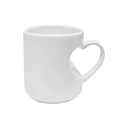 TAZAS BLANCAS CON ASAS EN FORMA DE CORAZON 11ONZ SUBLIMACION (cja 36)
