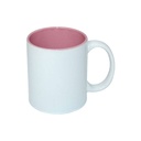 TAZAS BLANCAS INTERIOR  ROSADO 11 ONZ  (C-48)